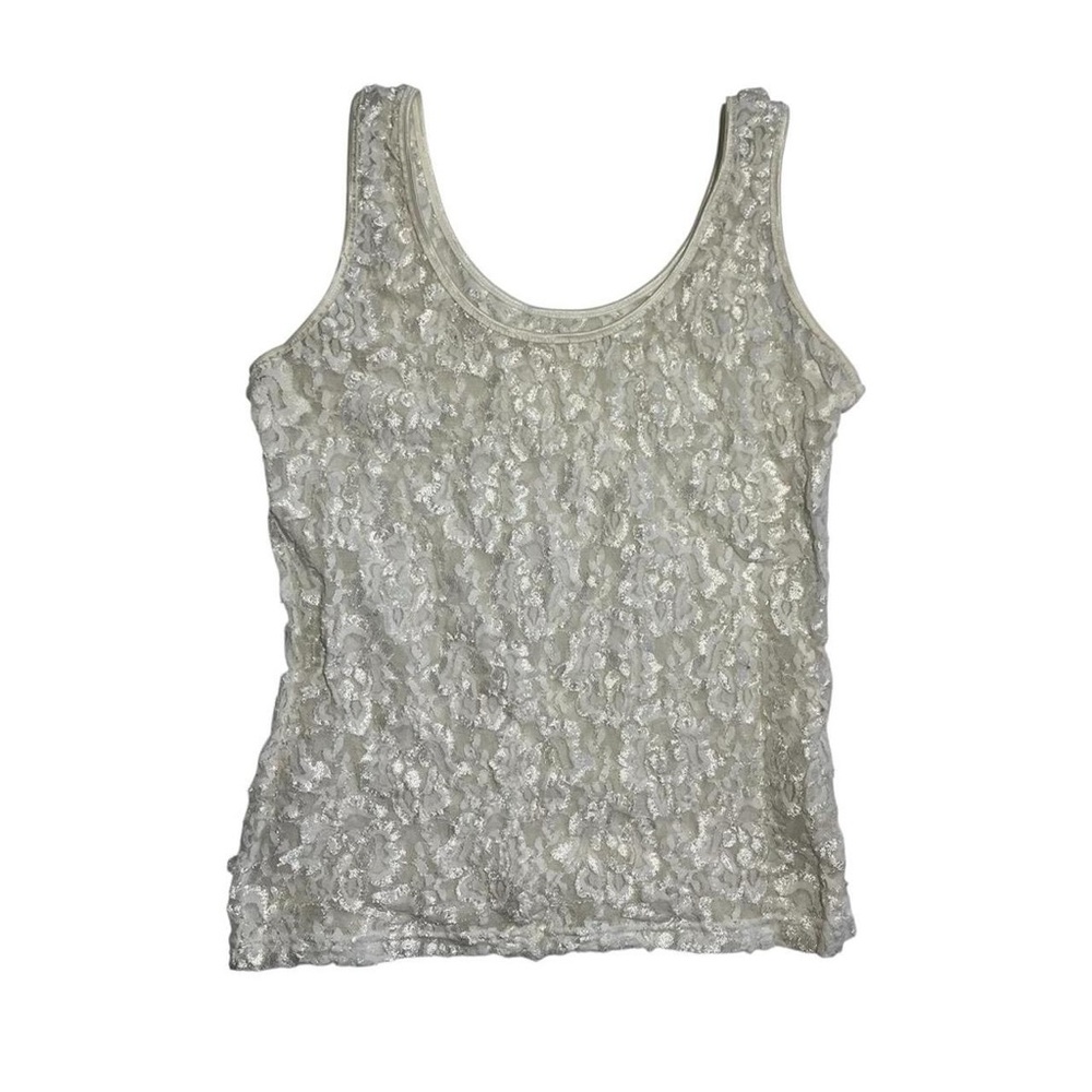 vintage white / off white lace top ౨ৎ˚♡